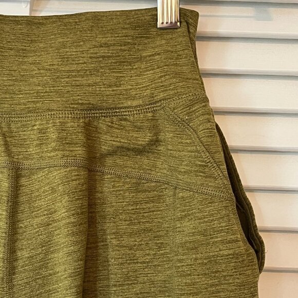 JoyLab women’s mid-rise cozy space dye jogger pants army green XS 7/8 length - Picture 9 of 10